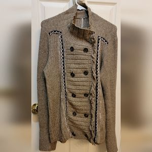 Sz med. Free People sweater brown